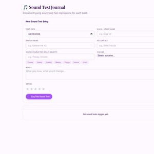 Father's Day Gift for Keyboard Enthusiasts | Personalized Digital Keyboard Tracker — Build Log, Switch Inventory & Group Buys image 7