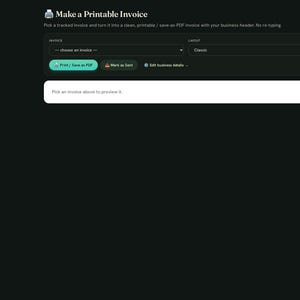 Invoice & Payment Tracker App | Offline Small Business Client Payment Log | Aging Report, Deposit and Partial Payments, Printable Invoices image 8