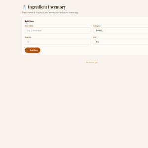 Father's Day Gift for Home Brewers | Personalized Digital Brew Log — Batch Tracker, Fermentation Log & Tasting Notes image 5