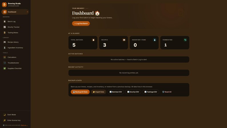 Father's Day Gift for Home Brewers | Personalized Digital Brew Log — Batch Tracker, Fermentation Log & Tasting Notes image 10