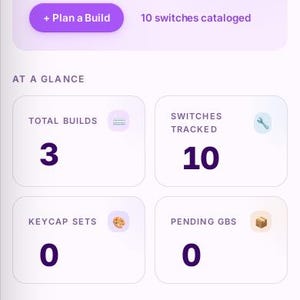 Father's Day Gift for Keyboard Enthusiasts | Personalized Digital Keyboard Tracker — Build Log, Switch Inventory & Group Buys image 9