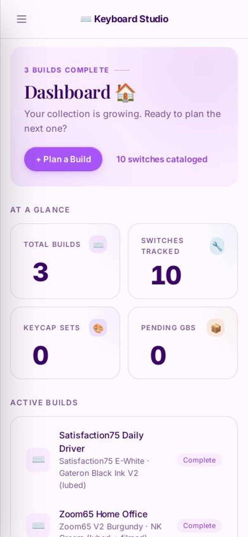 Father's Day Gift for Keyboard Enthusiasts | Personalized Digital Keyboard Tracker — Build Log, Switch Inventory & Group Buys image 9
