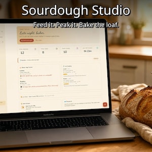 Sourdough Studio Baking Tracker | Digital Sourdough Companion (Offline App) image 1
