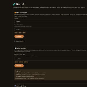 Cocktail Recipe Tracker App | Offline Bar Inventory, Tasting Log (Digital Download) image 15