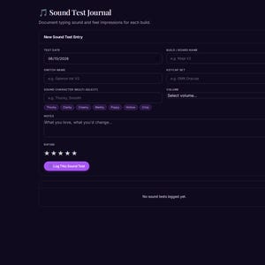 Father's Day Gift for Keyboard Enthusiasts | Personalized Digital Keyboard Tracker — Build Log, Switch Inventory & Group Buys image 15