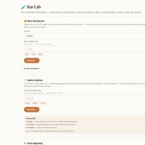 Cocktail Recipe Tracker App | Offline Bar Inventory, Tasting Log (Digital Download) image 4