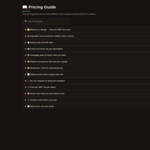 Rezept Kosten & Preise Rechner App | Home Baker, Maker Profit Marge Werkzeug | Bearbeiten Sie den Preis einmal für jedes Produkt Offen Bild 8