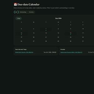 Invoice & Payment Tracker App | Offline Small Business Client Payment Log | Aging Report, Deposit and Partial Payments, Printable Invoices image 4