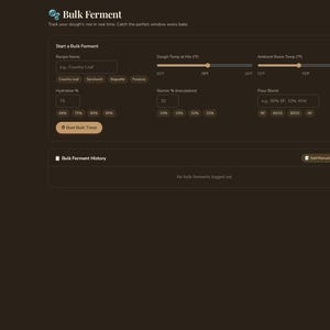 Sourdough Studio Baking Tracker | Digital Sourdough Companion (Offline App) image 3