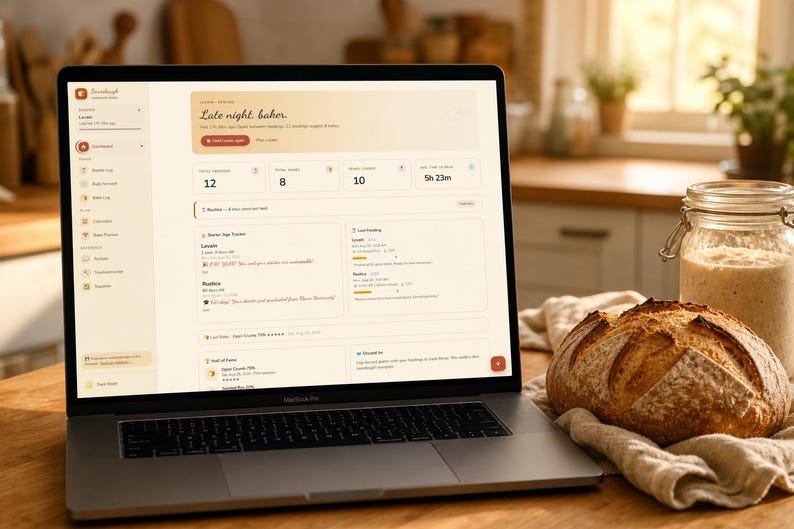 Sourdough Studio Baking Tracker | Digital Sourdough Companion (Offline App) image 9
