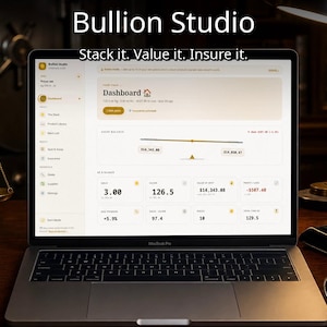 Bullion Tracker App | Gold Silver Stack Inventory, Cost Basis, Insurance (Offline)