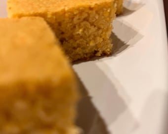 Homemade Cornbread | Buttery Southern Style Cornbread | Fresh Baked Comfort Bread | Small Batch Bakery
