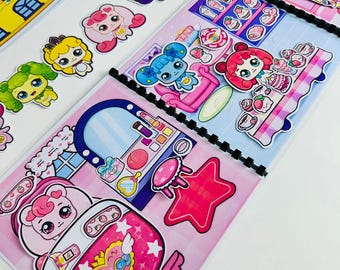 Catch Teenieping Castle paperdolls DIY