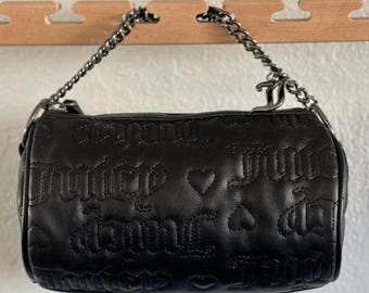 Juicy Couture Schwarz Geprägtes Logo