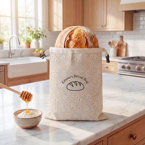 Zero Waste Brotaufbewahrungsbeutel, große Bienenwachs-Verpackungstasche für handwerkliches Brot, nachhaltige Aufbewahrung in der Küche, waschbarer Leinenbeutel