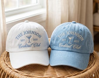 Embroidered Personalized Bachelorette Party Hats, Bulk Birthday Cap, Custom Logo Trucker Hat
