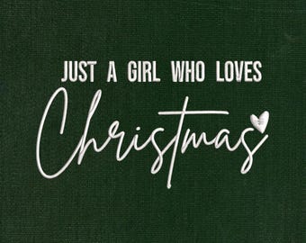 Stickdatei Weihnachten Liebhaber Maschinenstich Datei (Digitaler Download)
