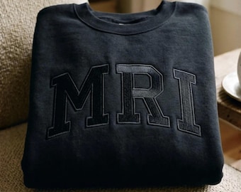 Sweat-shirt IRM brodé, t-shirt de technologue en IRM, chemise de professionnel de la santé