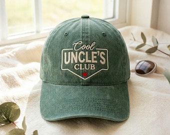 Embroidered Uncle Dad Hat, Father's Day Gifts