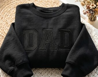 Sweat brodé papa, cadeau fête des pères, cadeau pour papa, nouvelle chemise papa