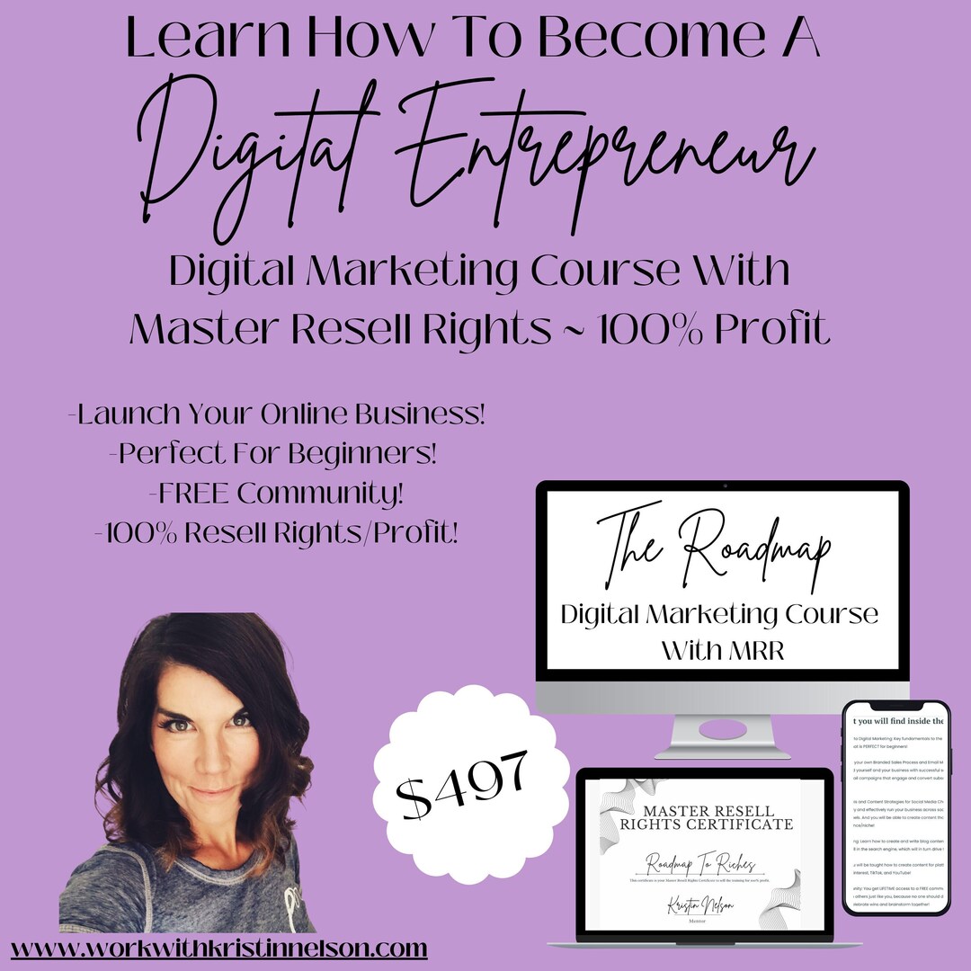 Master Resell Rights Digital Course Digital Marketing Training Course ...