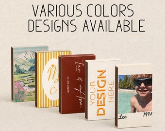 Custom Logo Matchboxes, Personalized Party Favors, Business Gifts, Print Matches