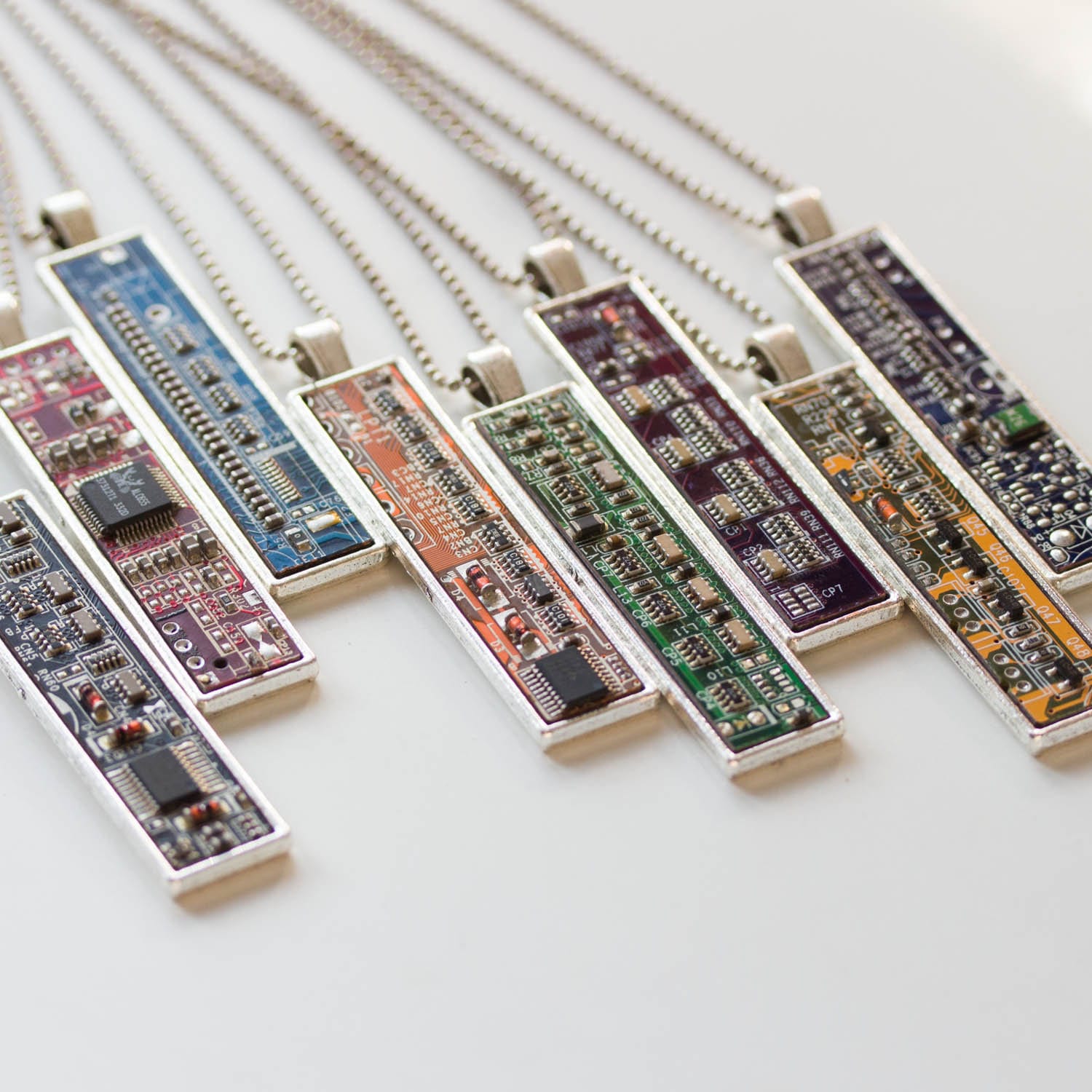 Real Circuit Board Necklace Gift for Techie Computer Geek Etsy