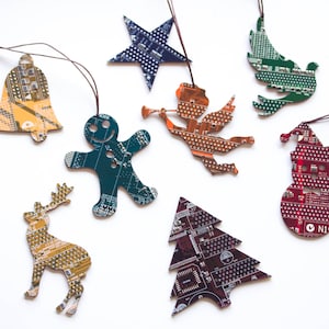 Christmas ornament set - Pick your quantity, shape and colors, Holiday decor, Christmas decoration