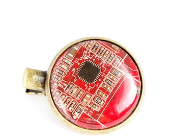 Geeky-haarspeld - printplaat bobbypin voor techneut, haarspeld, nerdmeisje
