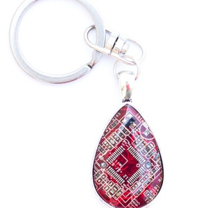 Circuit Board Keychain - Geeky Gift - Techie IT - Drop, Resin - Etsy