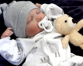 8 Pounds Weighted Newborn Lifelike Reborn Baby Doll 20 inch Baby Girl/Boy Soft Heavy Baby Dolls For Children Child Friendly First Play Dolls