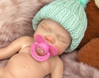Realistic Silicone Baby Doll: 13" Preemie Reborn Doll