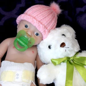 Realistic Full Body Silicone Baby Doll Reborn Preemie 14" 3.4 lbs Platinum Silicone Dolls Lifelike Real Weighted Babies Ecoflex Bathtub Baby