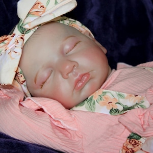 Painted Finished Reborn 2 to 8 Pounds Lifelike Baby Doll 20” Weighted Newborn Baby Heavy Dolls For Children Child Friendly Gifts For Girls