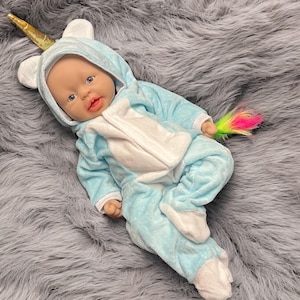 Silicone Baby Doll Full Body Reborn Preemie 14&quot; 3.5 lbs Platinum Silicone Dolls Realistic Real Lifelike Weighted Babies Ecoflex Bathtub Baby