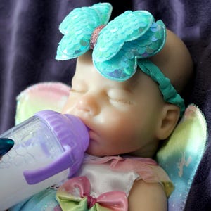 Silicone Baby Doll Full Body Reborn Preemie 13" 2.3lbs Platinum Silicone Dolls Realistic Real Lifelike Weighted Babies Ecoflex Bathtub Baby