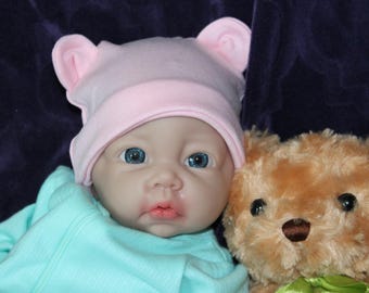Vollsilikon Reborn Baby Doll: Lebensechtes, gewichtetes Neugeborenes, 44 cm