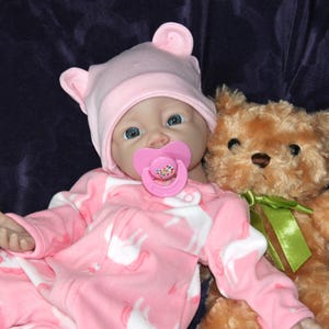 Full Silicone Doll Squishy Body Reborn Platinum Silicone Dolls Realistic Newborn Real Lifelike Weighted Babies Bathtub Baby 17&quot; 5.3 pounds