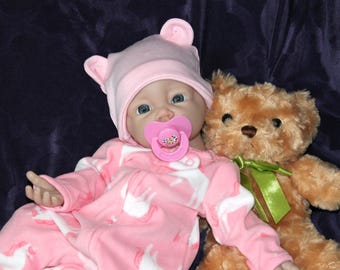 Full Silicone Reborn Baby Doll: Lifelike Weighted Newborn, 17"