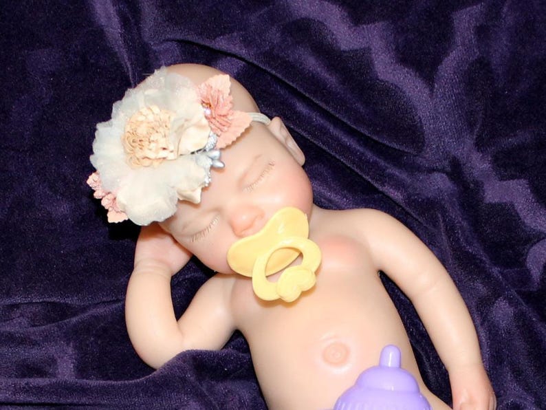 Silicone Baby Doll Full Body Reborn Preemie 13" 2.3lbs Platinum Silicone Dolls Realistic Real Lifelike Weighted Babies Ecoflex Bathtub Baby
