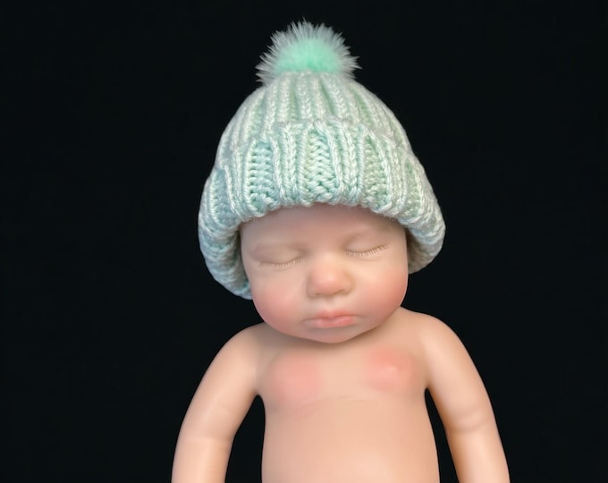 Knitted Winter Doll Hat