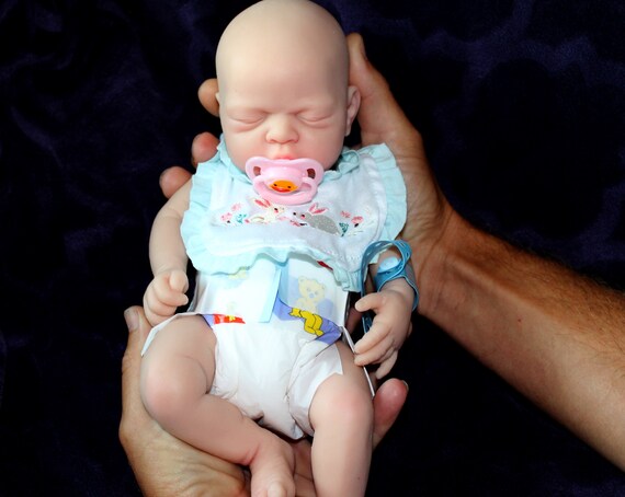 Preemie Full Platinum Silicone Doll - 12" 2.6 lbs