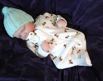 Gewichtete Rebornpuppe: 45 cm Realistische Preemie Baby Doll, 3-5lbs