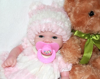 Full Body Silicone Preemie Baby Doll: 13" Realistic Reborn Girl