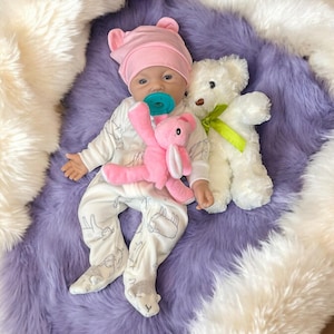 17&quot; Platinum Silicone Reborn Doll: Weighted, Open Mouth, Realistic Baby