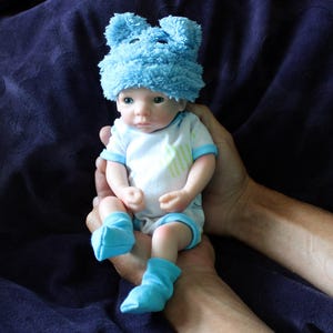 11&quot; Preemie Full Silicone Doll: Squishy Reborn Baby