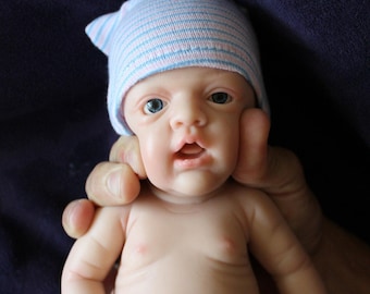 12" Full Silicone Reborn Baby Doll: Squishy Preemie Doll