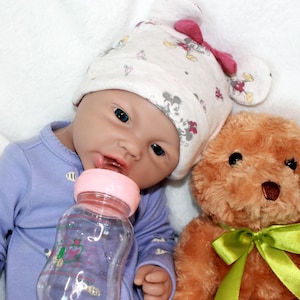 Full Platinum Silicone Reborn Baby Doll: 17&quot; Anatomically Correct, Weighted