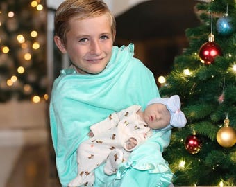 Realistische Platin Silikon Reborn Puppe, 43 cm Baby
