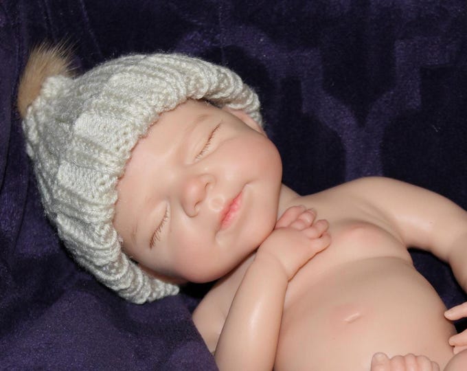 Preemie Full Platinum Silicone Doll - 13" 2.3 lbs